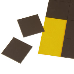 MS-TAKKI-02, Takkis 30 x 30 mm, self-adhesive magnetic squares, 20 pieces per sheet