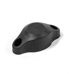 M-DOOR-05, Door stop magnetic with rubber buffer, made of plastic, black