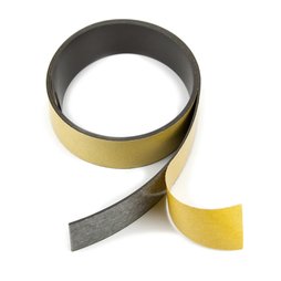 MT-30-STIC, Magnetic adhesive tape ferrite 30 mm, self-adhesive magnetic tape, rolls of 1 m / 5 m / 25 m