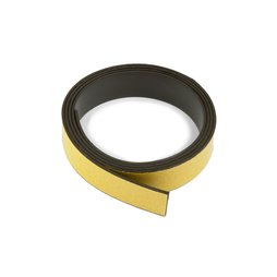 MT-20-STIC/01m, Magnetic adhesive tape ferrite 20 mm, self-adhesive magnetic tape, roll at 1 m